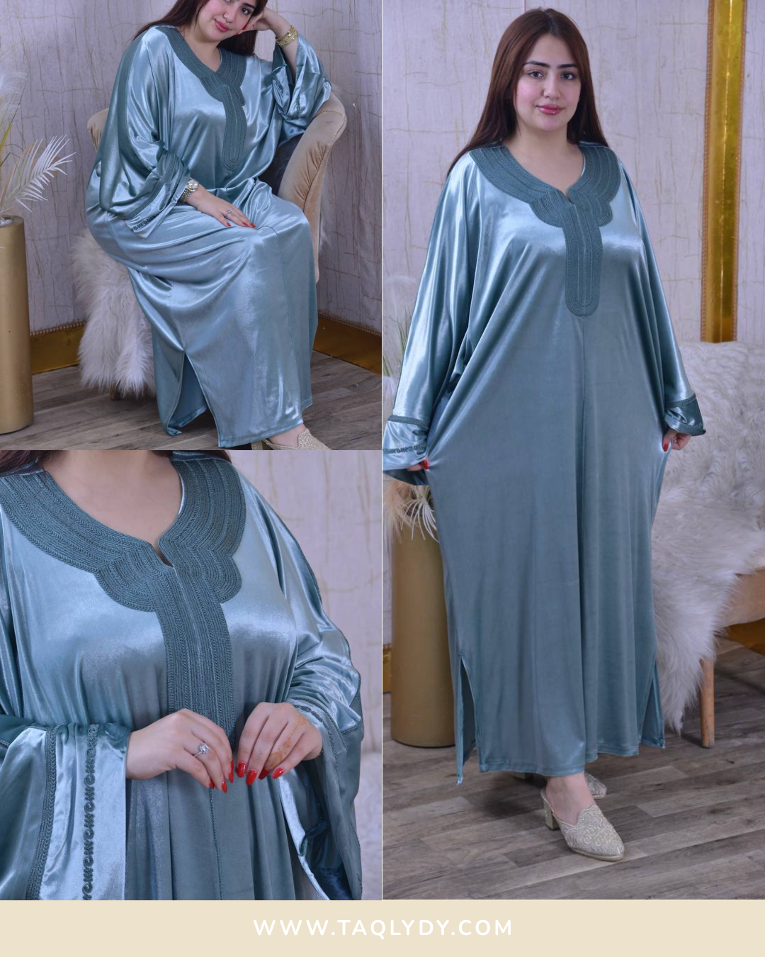 Gandoura Caftan "Éclat de Mobra" - Collection Ramadan 2026