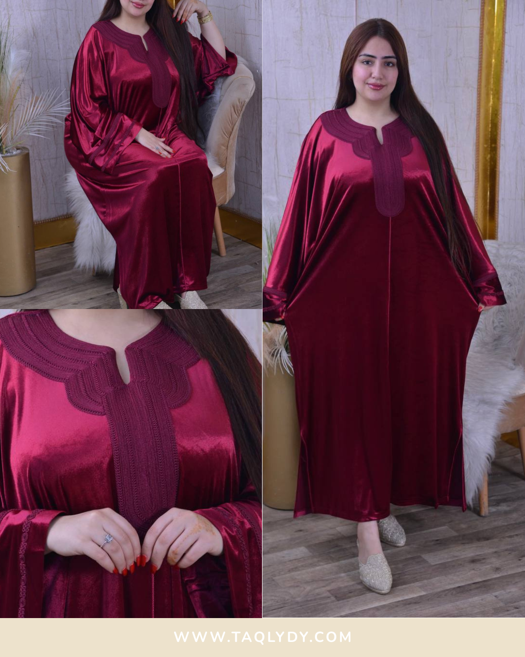 Gandoura Caftan "Éclat de Mobra" - Collection Ramadan 2026