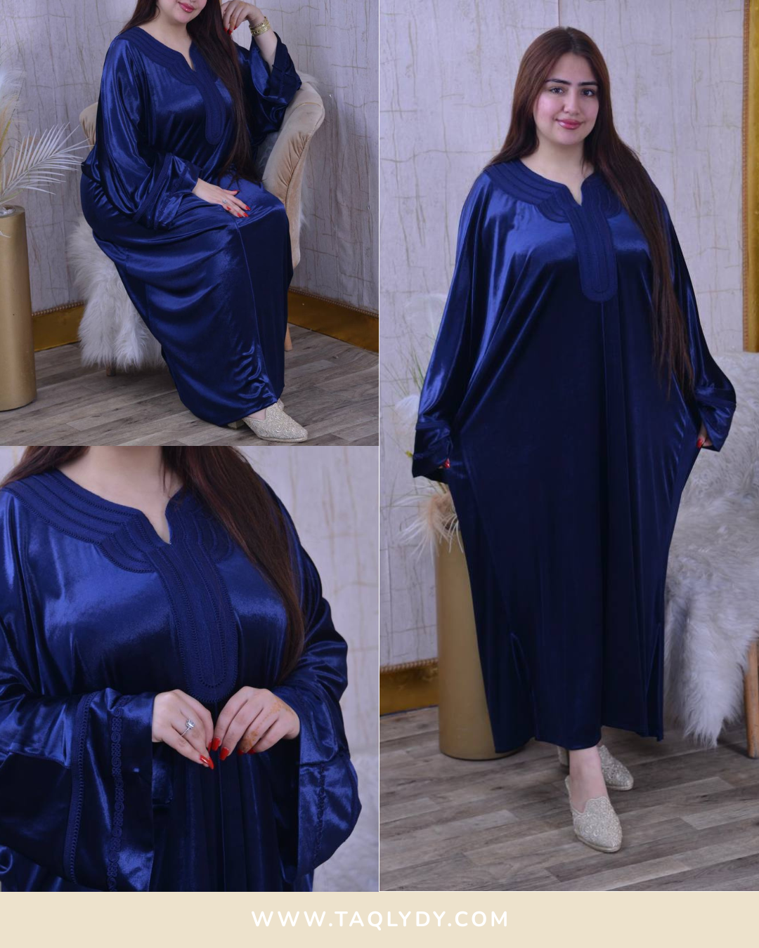 Gandoura Caftan "Éclat de Mobra" - Collection Ramadan 2026