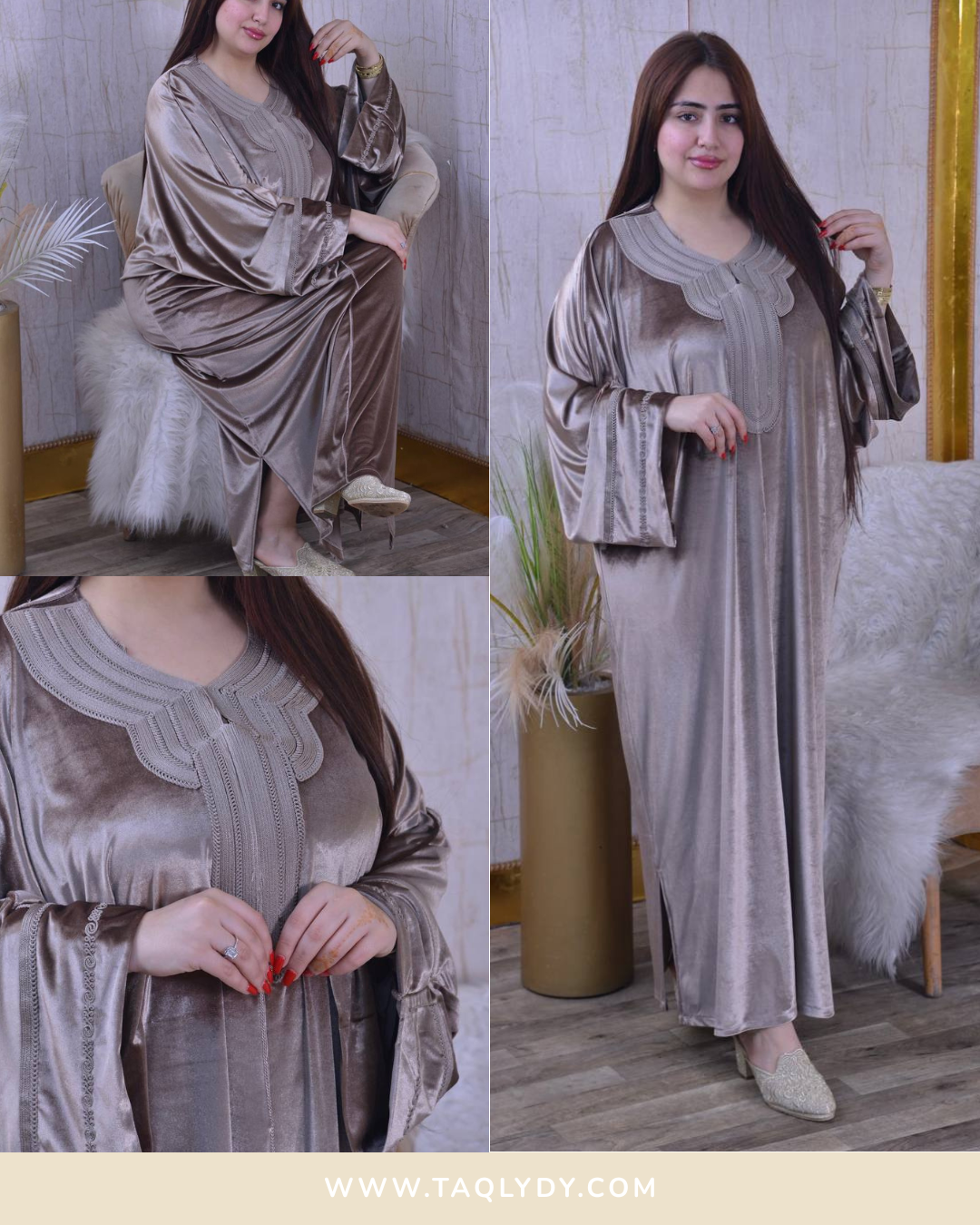 Gandoura Caftan "Éclat de Mobra" - Collection Ramadan 2026