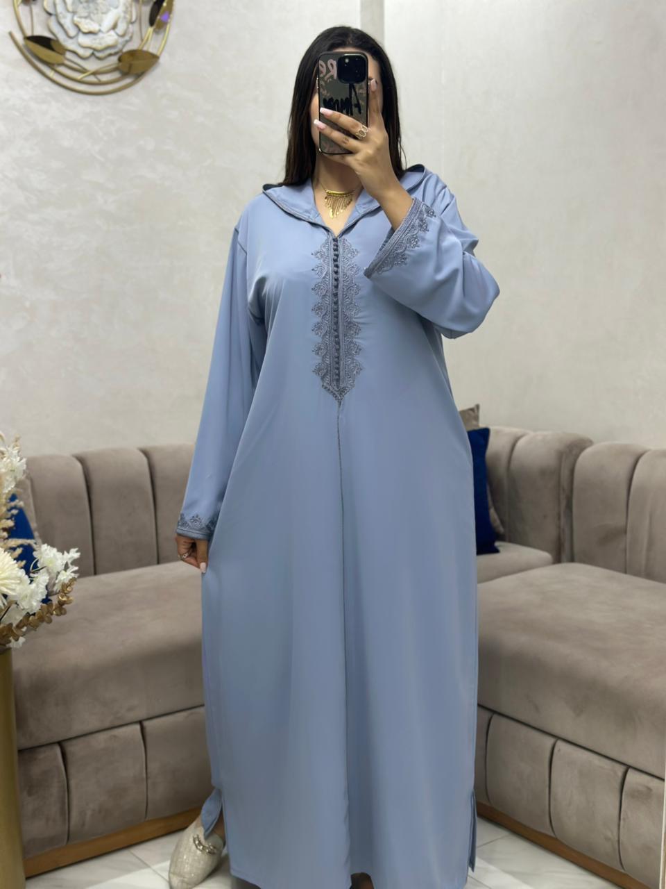 Djellaba "L'Élégante" - Édition Prestige