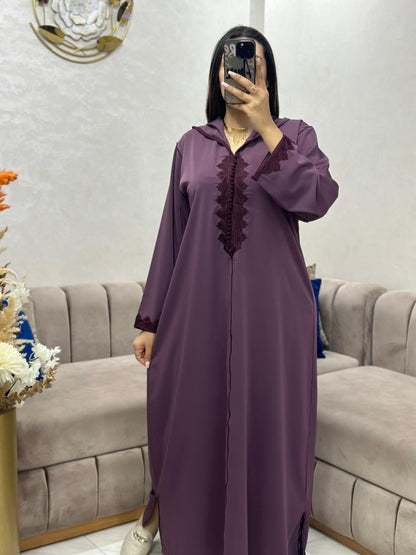 Djellaba "L'Élégante" - Édition Prestige