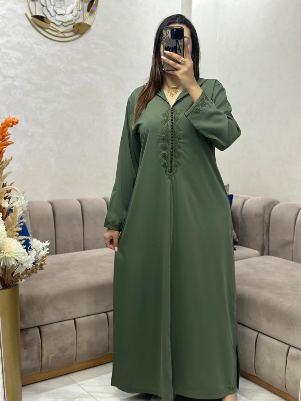 Djellaba "L'Élégante" - Édition Prestige