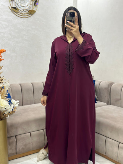 Djellaba "L'Élégante" - Édition Prestige