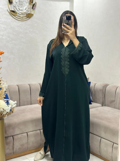 Djellaba "L'Élégante" - Édition Prestige