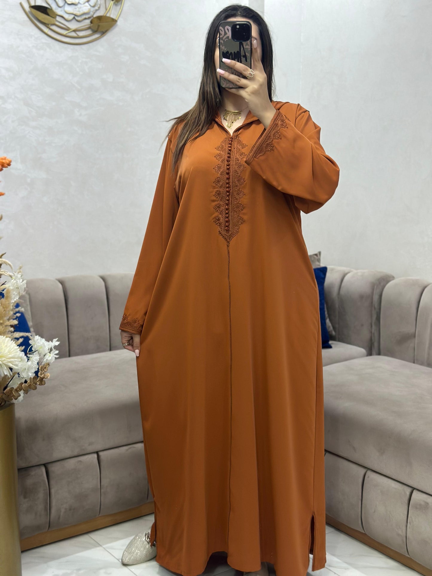 Djellaba "L'Élégante" - Édition Prestige