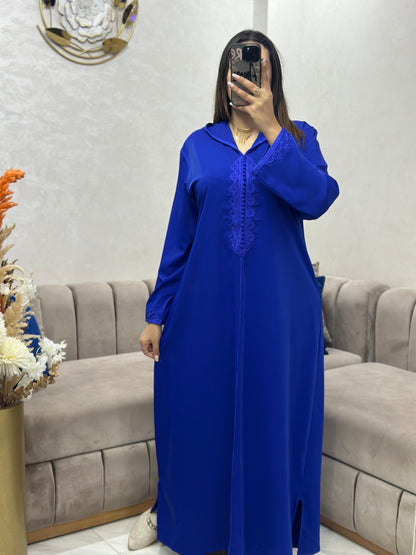 Djellaba "L'Élégante" - Édition Prestige