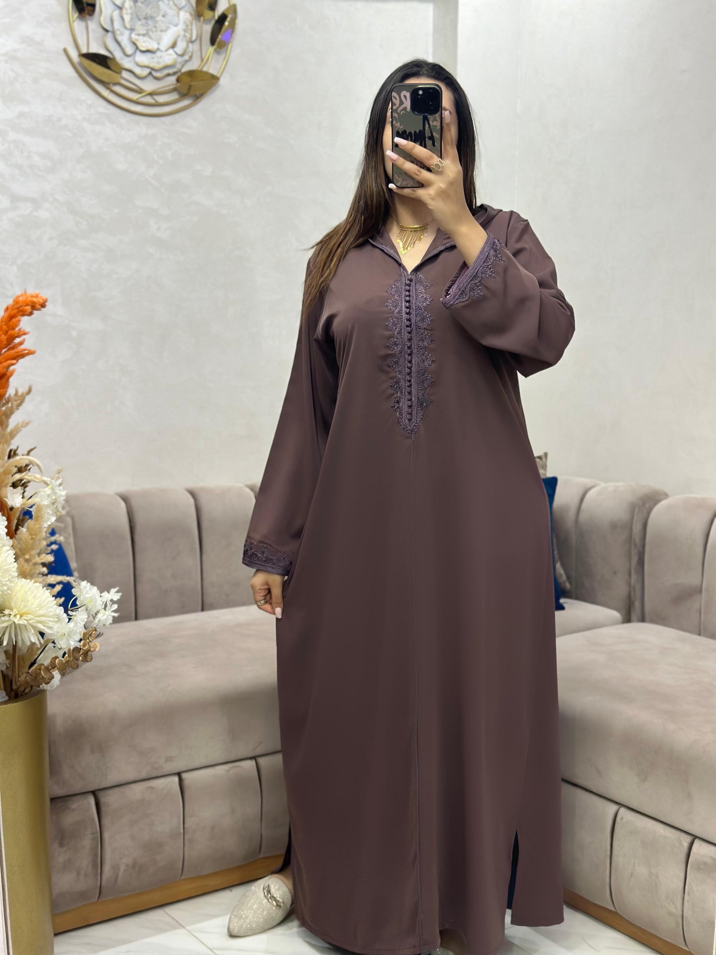 Djellaba "L'Élégante" - Édition Prestige