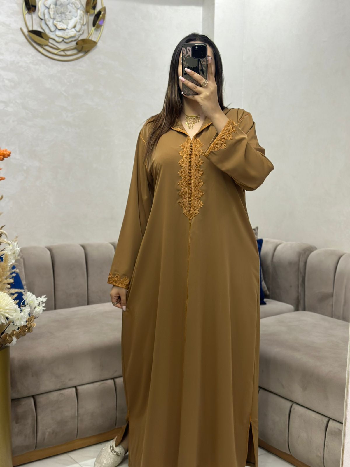 Djellaba "L'Élégante" - Édition Prestige