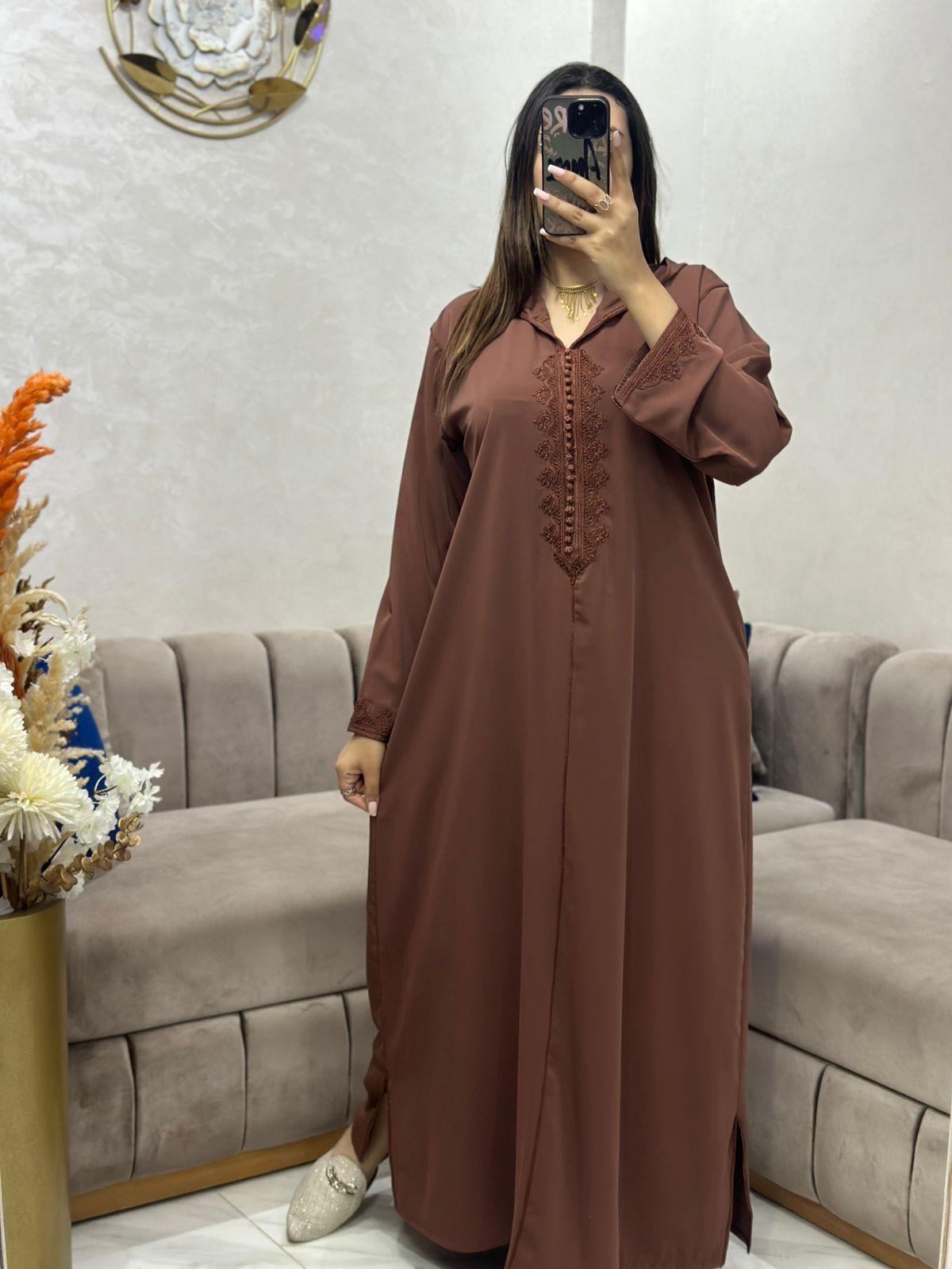 Djellaba "L'Élégante" - Édition Prestige