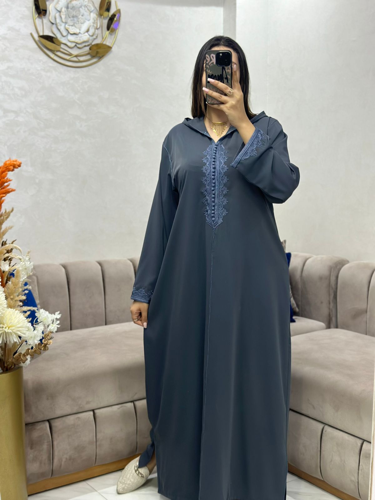 Djellaba "L'Élégante" - Édition Prestige